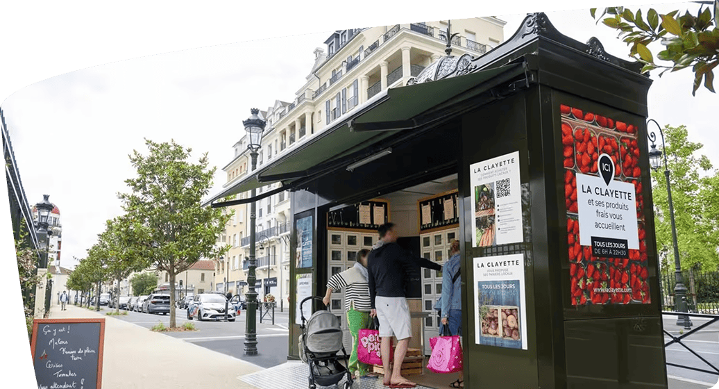 Quiosco de taquillas refrigeradas de La Clayette convertido al software MonCasierFrais.fr