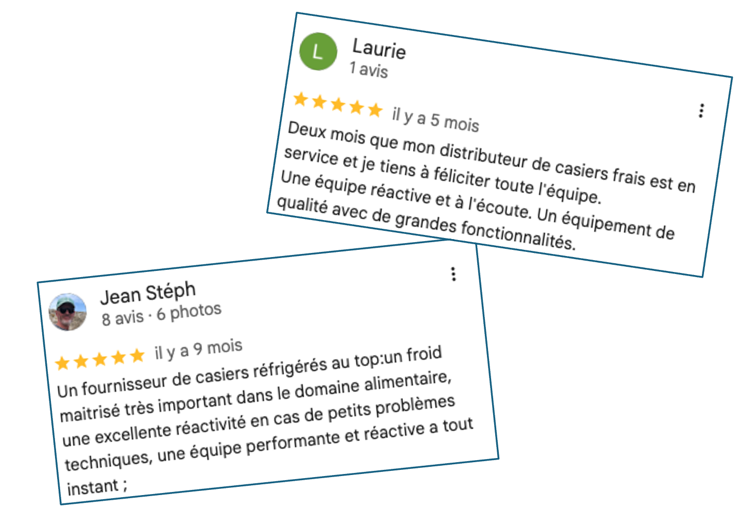Opinión de un cliente sobre la rapidez del servicio posventa de MonCasierFrais.fr